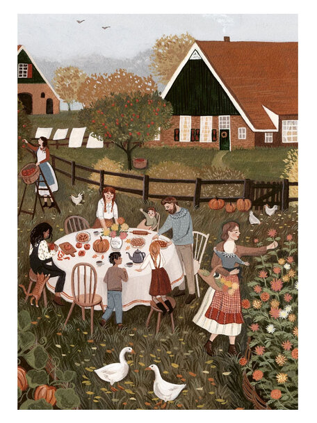 Robin Pieterse Folded card - harvest season