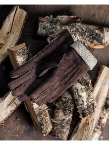 Shepherd Mens wool gloves Mojje - moro