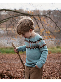 Serendipity Alpaca sweater - dusty teal