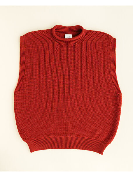Hvid Cardigan Helle - red