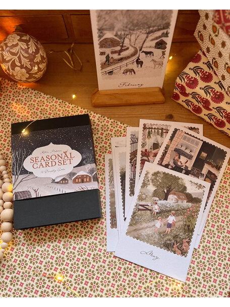 Robin Pieterse Card set with keepsake box - seasonal