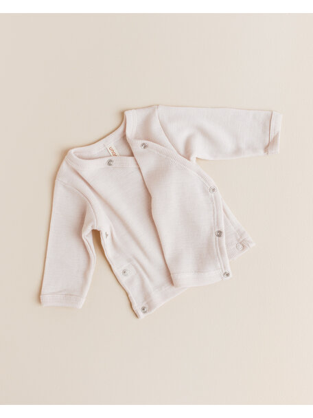 Unaduna Baby wrap-around cardigan wool - mazarin - Copy