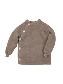 Reiff Cardigan Organic Wool - savanna