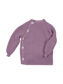 Reiff Cardigan Organic Wool - lilac