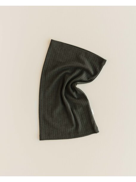 Unaduna Loop scarf rib wool/silk - wakame