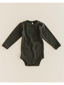 Unaduna Body longsleeves rib wool/silk - wakame
