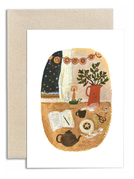 Gemma Koomen Folded card - winter comforts
