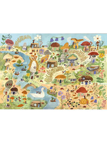 Gemma Koomen Folded card - fairy village