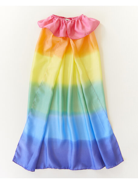 Sarah's Silks Silk cape - rainbow