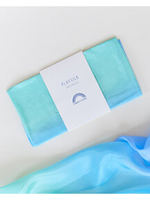 Sarah's Silks Play cloth silk - sea