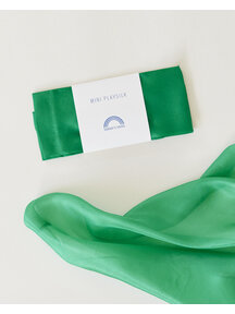 Sarah's Silks Play cloth mini silk - emerald