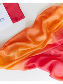 Sarah's Silks Play cloth silk - fire