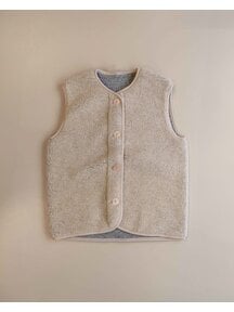 Alwero Women's wool vest PO - sand brown