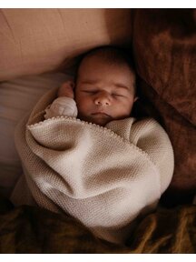 Reiff Baby blanket wool - natural