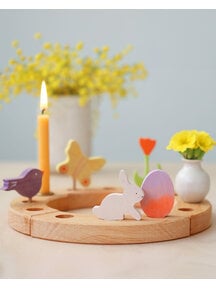 Grimm's Set of 2 Easter decorative figures - batik orange