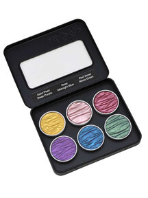 Handmade Metallic paint - rainbow