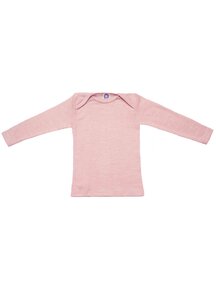 Cosilana Baby shirt  wool/silk - rose mottled