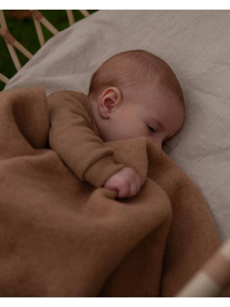 Unaduna X Engel Baby Blanket Wool Fleece - semla