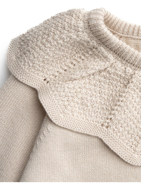 Hanevild Children's sweater Ruth with collar
