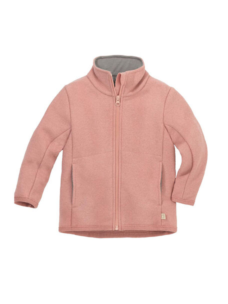 Disana Boiled wool summerjacket - soft pink