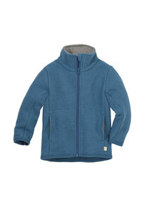 Disana Boiled wool summerjacket - taubenblau