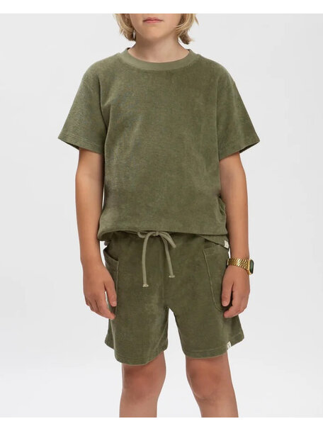 Matona Children's  t-shirt  terry - olive