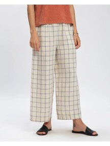Matona Women's culotte linen - blue net