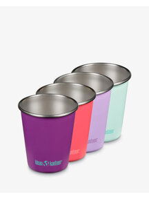 Klean Kanteen Steel cups 296 ml - butterflies - 4 pack