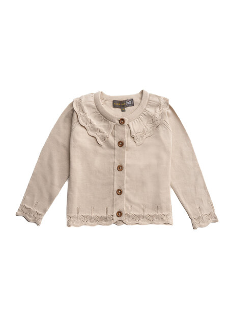 Hanevild Children's cardigan Tilde with collar