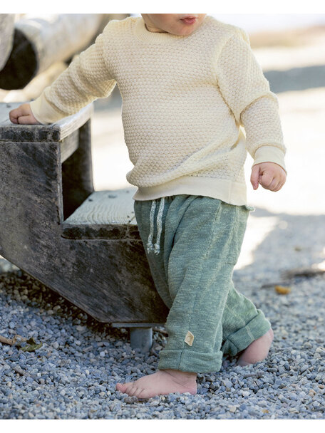 Disana Summer trousers linen/cotton - jade