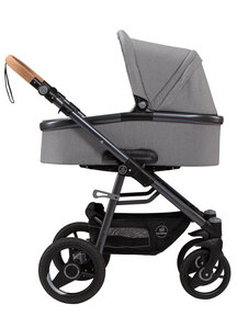 Naturkind Baby stroller Lux Evo mottled grey - seat unit including baby basket