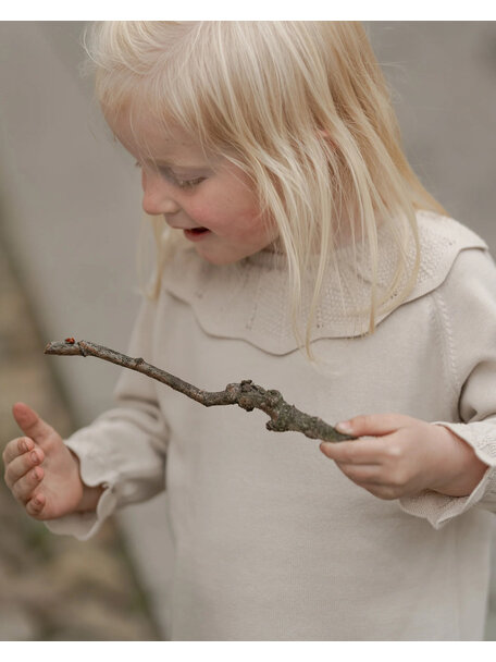 Hanevild Children's sweater Ruth with collar