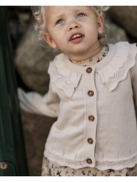Hanevild Children's cardigan Tilde with collar
