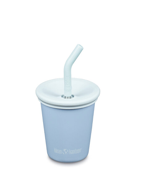 Klean Kanteen Kid's cup 296 ml with straw lid - clear sky