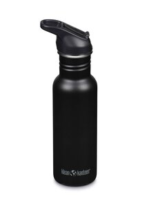 Klean Kanteen Classic bottle 532 ml with flip seal sport cap - black