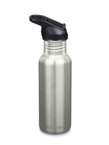 Klean Kanteen Classic bottle 532 ml with flip seal sport cap - brushed stainless