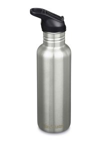 Klean Kanteen Classic bottle 800 ml with flip seal sport cap - brushed stainless