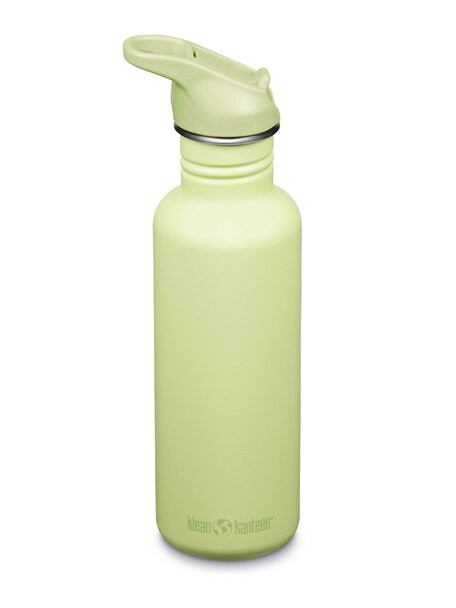 Klean Kanteen Classic bottle 800 ml with flip seal sport cap - shadow lime
