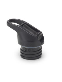 Klean Kanteen Flip seal sport cap with straw - black