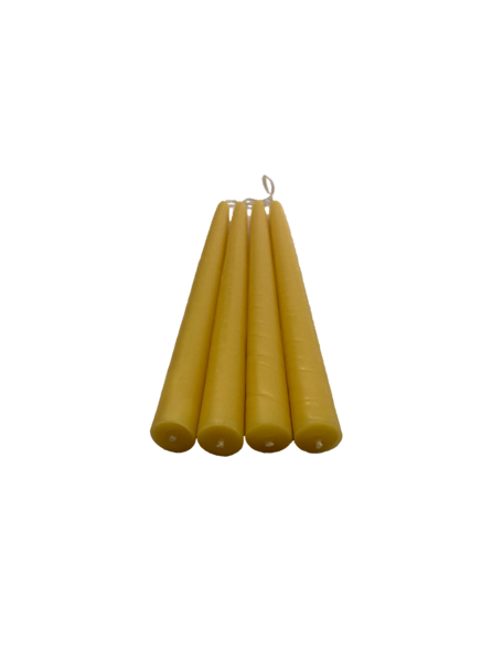 De Muisjes Beeswax candlestick candles - 4 pieces