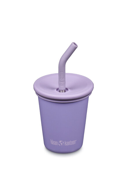 Klean Kanteen Kid's cup 296 ml with straw lid - paisley purple