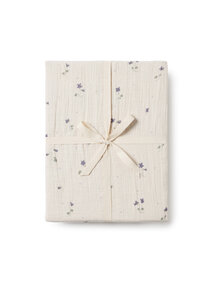 Garbo & Friends Muslin fitted crib sheet - viola