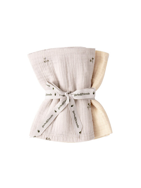 Garbo & Friends Muslin cloths - folia (2 pieces)