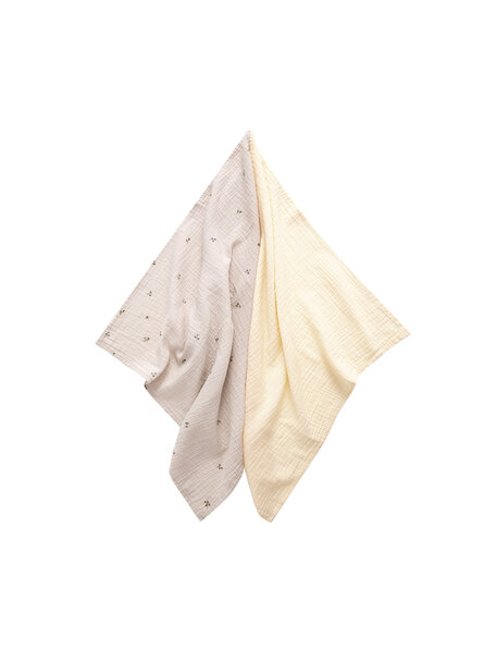 Garbo & Friends Muslin cloths - folia (2 pieces)