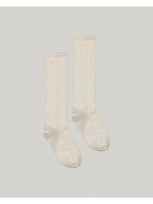 Gray Label Baby ribbed socks long - cream