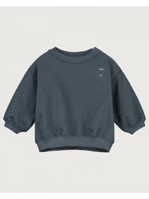 Gray Label Oversized baby sweater - blue grey