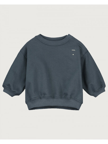 Gray Label Oversized baby sweater - blue grey