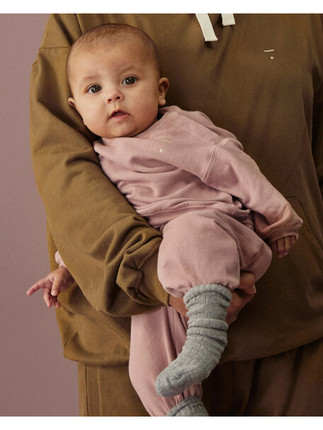 Gray Label Baby track pants - faded pink
