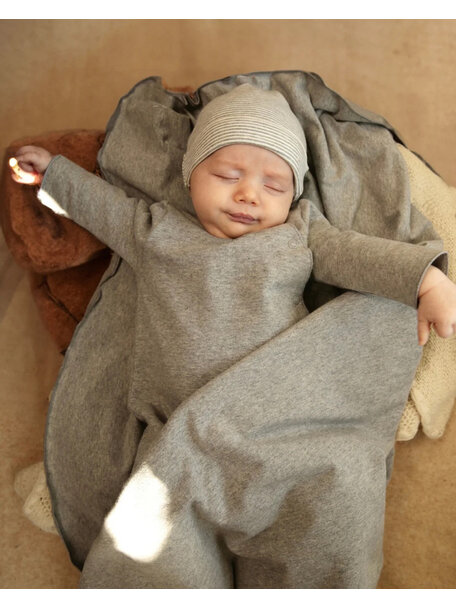 Gray Label Baby beanie - grey/cream