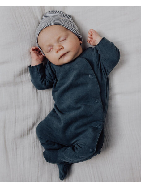 Gray Label Newborn jumpsuit - blue grey